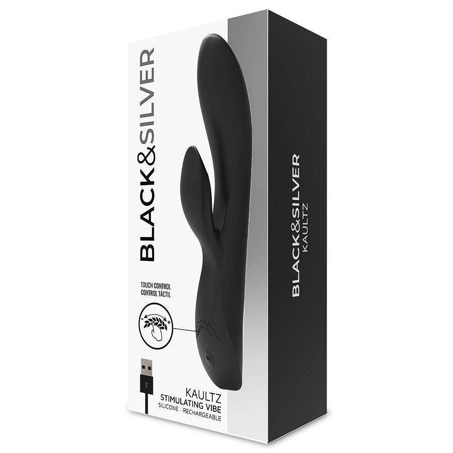 BLACK&SILVER - KAULTZ TOUCH CONTROL VIBRATOR - Vanelion Paradise
