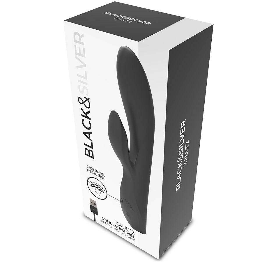 BLACK&SILVER - KAULTZ TOUCH CONTROL VIBRATOR - Vanelion Paradise