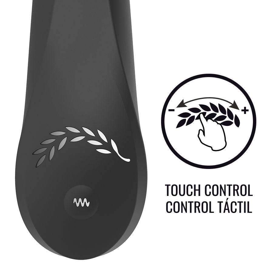 BLACK&SILVER - KAULTZ TOUCH CONTROL VIBRATOR - Vanelion Paradise