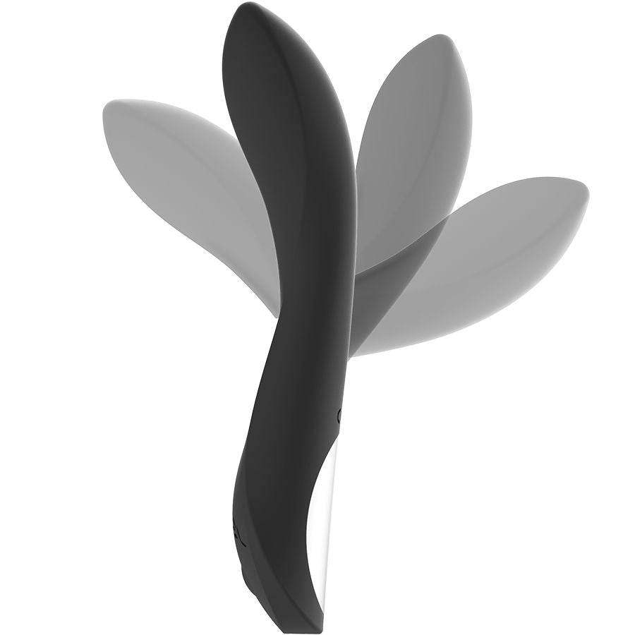 Black Silver Kean Vibrator – Luxus Touch-Steuerung & Silikon, USB, 10 Modi - Vanelion Paradise