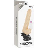 BASECOCK - REALISTISCHER VIBRATOR MIT FERNBEDIENUNG NATÜRLICH MIT HODEN 19.5 CM -O- 4 CM - Vanelion Paradise