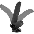 BASECOCK - ARTIKULIERBARER VIBRATOR NATÜRLICH MIT FERNBEDIENUNG 21 CM -O- 5 CM - Vanelion Paradise