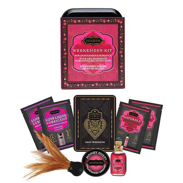 KAMASUTRA - WEEKENDER DOSE KIT STRAWBERRY DREAMS STRAWBERRY - Vanelion Paradise