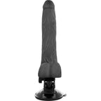 BASECOCK - REALISTISCHER VIBRATOR MIT FERNBEDIENUNG SCHWARZ MIT HODEN 20 CM -O- 4 CM
