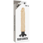 BASECOCK - REALISTISCHER VIBRATOR 2-1 NATÜRLICH 20 CM -O- 4 CM - Vanelion Paradise