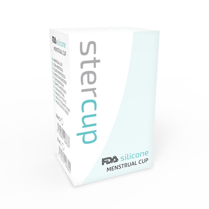 STERCUP - FDA SILIKON-MENSTRUALCUP AQUAMARIN - GRÖSSE L