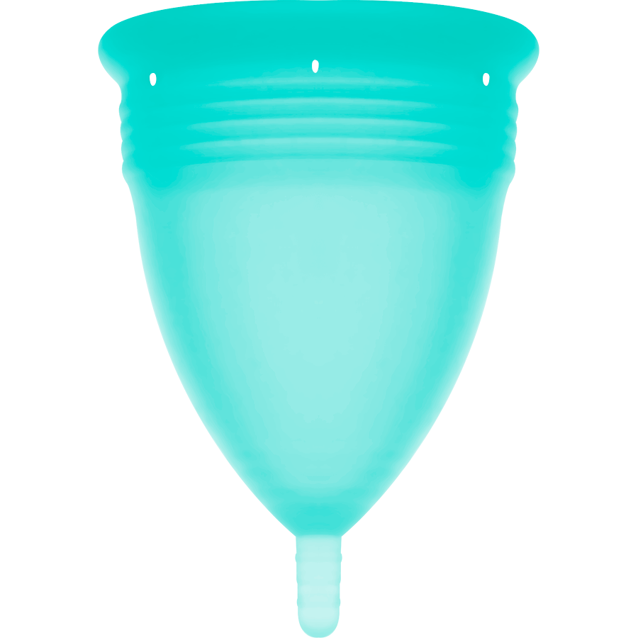 STERCUP - FDA SILIKON-MENSTRUALCUP AQUAMARIN - GRÖSSE L