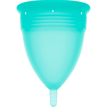 STERCUP - FDA SILIKON-MENSTRUALCUP AQUAMARIN - GRÖSSE L