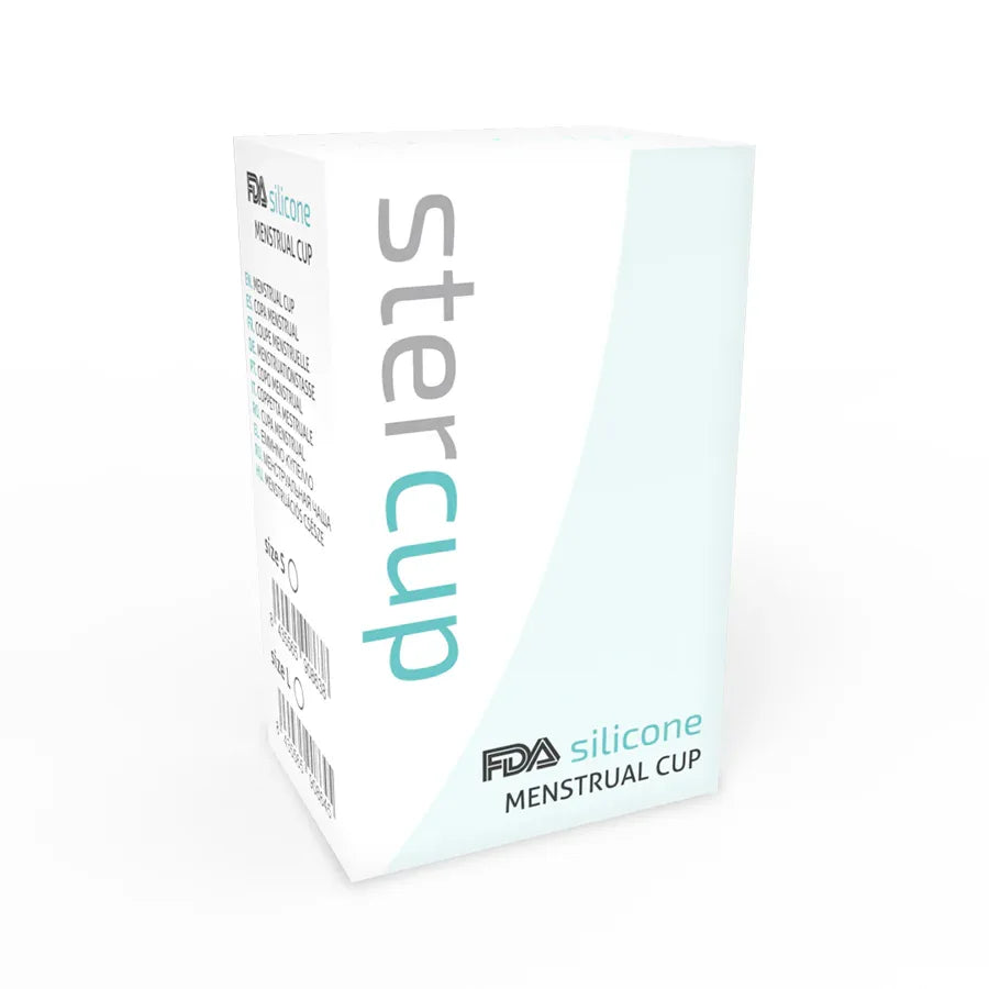 STERCUP - FDA SILIKON-MENSTRUALCUP AQUAMARIN - GRÖSSE S - Vanelion Paradise