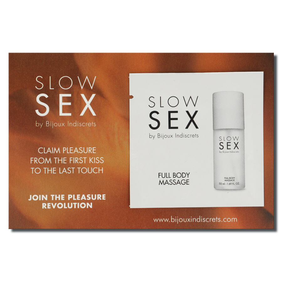 BIJOUX INDISCRETS - SLOW SEX GANZKÃRPERMASSAGE MASSAGEGEL 2 ML