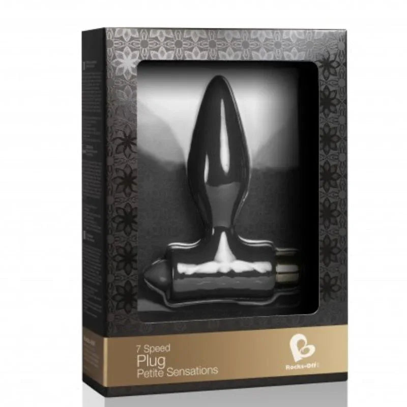ROCKS-OFF - PETITE SENSATIONS ANALPLUG FÜR ANFÄNGER - SCHWARZ - Vanelion Paradise