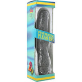 SEVEN CREATIONS - VINYL P-FORM VIBRATOR SCHWARZ PENIS 20 CM - Vanelion Paradise