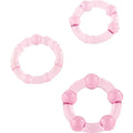 SEVEN CREATIONS - SET AUS DREI ROSA PENISRINGEN - Vanelion Paradise