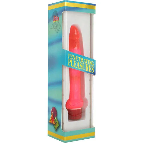 SEVEN CREATIONS - JELLY DÜNNER ROSA ANALVIBRATOR - Vanelion Paradise