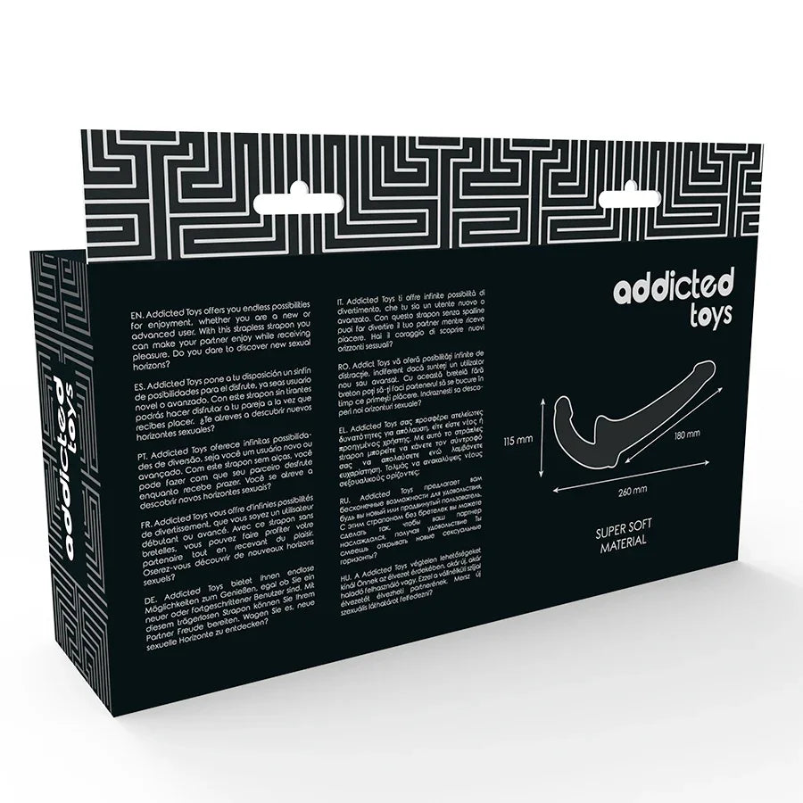 ADDICTED TOYS - DILDO MIT RNA S OHNE SUBJECTION SCHWARZ - Vanelion Paradise