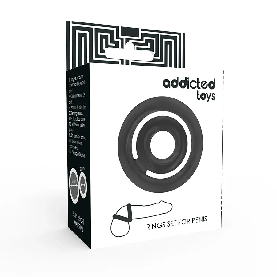 ADDICTED TOYS - POTENZ-C-RING PENIS SCHWARZ - Vanelion Paradise