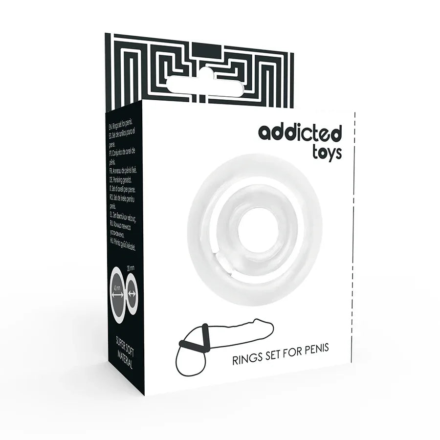 ADDICTED TOYS - POTENZ-C-RING PENIS KLAR - Vanelion Paradise
