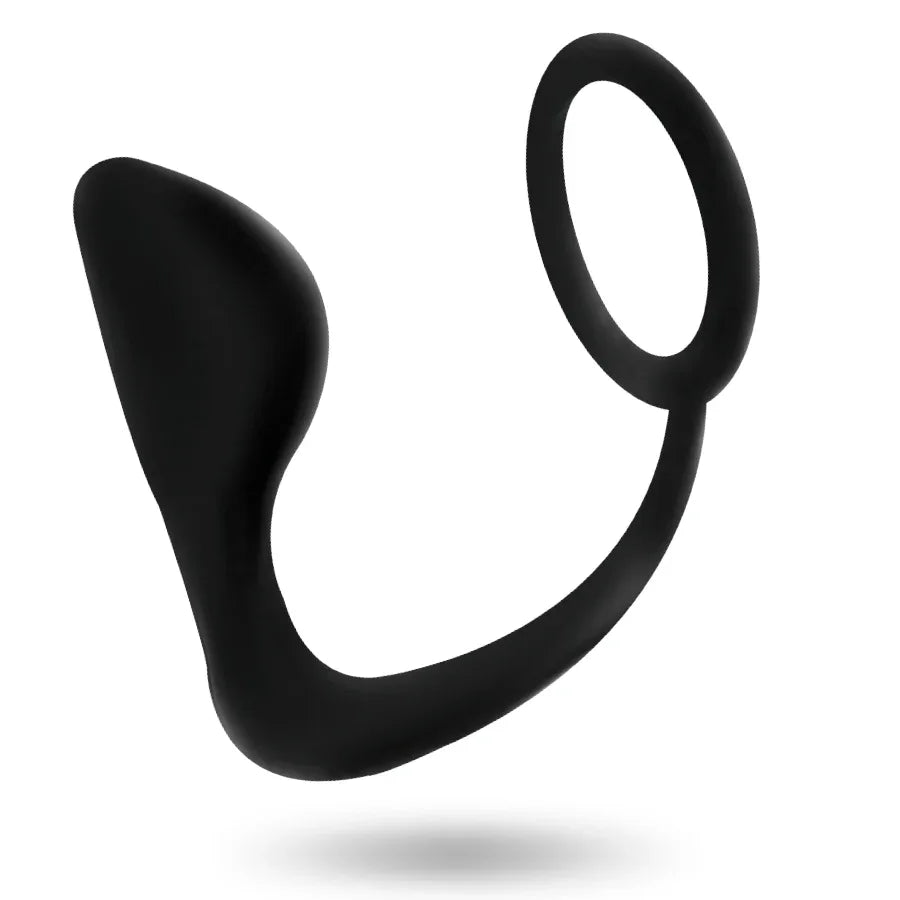 ADDICTED TOYS - ANALPLUG MIT SCHWARZEM PENISRING - Vanelion Paradise