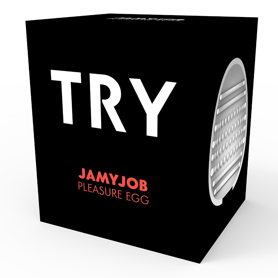 JAMYJOB - EGG MASTURBATOR SCHWARZE VERSION DISKRETT