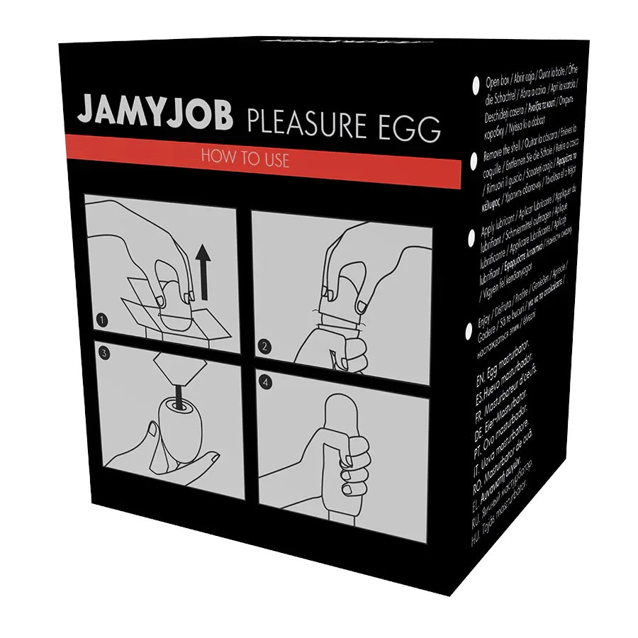 JAMYJOB - EGG MASTURBATOR SCHWARZE VERSION DISKRETT - Vanelion Paradise