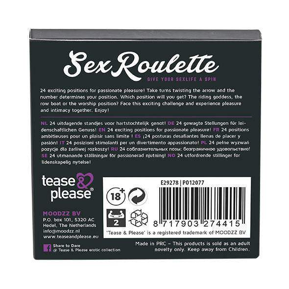 TEASE & PLEASE - SEX ROULETTE KAMASUTRA - Vanelion Paradise