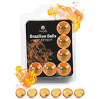 SECRETPLAY - SET 6 BRASILIANISCHE BÄLLE WÄRMEEFFEKT - Vanelion Paradise