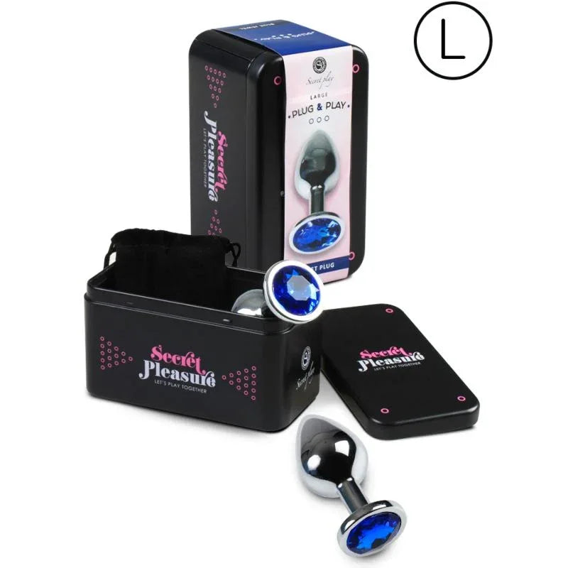 SECRETPLAY - ANALPLUG GRÖSSE L BLAU - Vanelion Paradise
