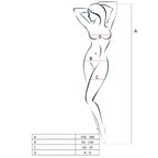 PASSION - WOMAN BS052 ROTER BODYSTOCKING, EINE GRÖSSE