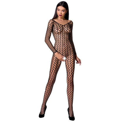 PASSION - WOMAN BS068 BODYSTOCKING SCHWARZ EINE GRÖSSE