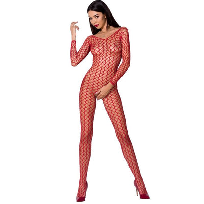 PASSION - WOMAN BS068 BODYSTOCKING SCHWARZ EINE GRÖSSE