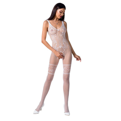 PASSION - WOMAN BS069 BODYSTOCKING SCHWARZ EINE GRÖSSE