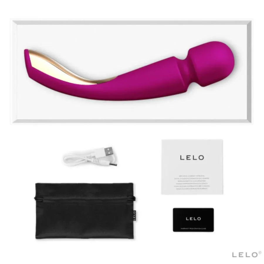 LELO Smart Wand 2 - Luxus Massagestab mit 10 Vibrationsmodi & intensivem Akku - Vanelion Paradise