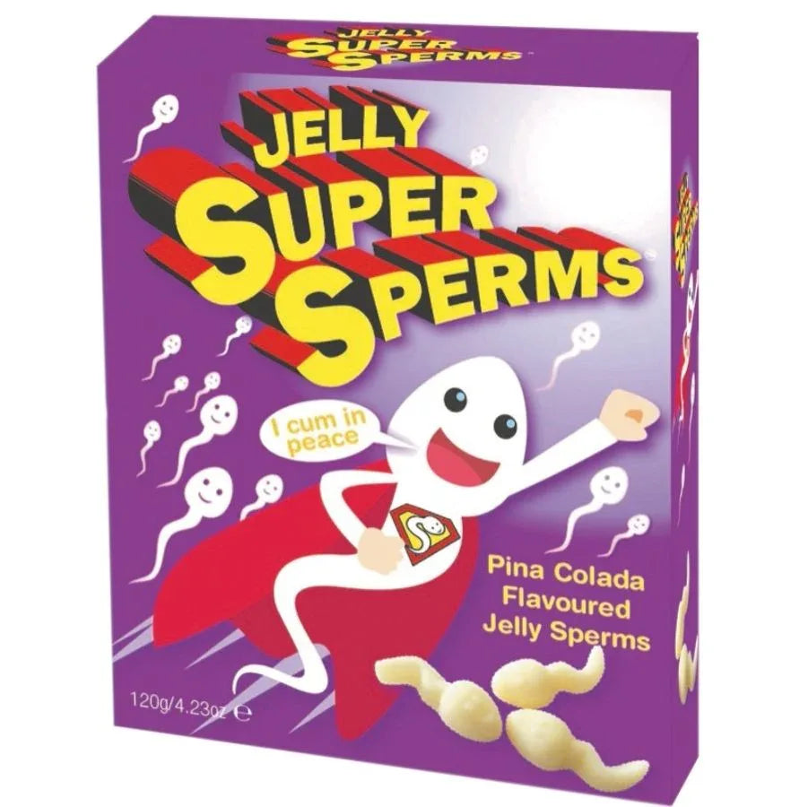 SPENCER & FLEETWOOD - JELLY SUPER SPERM GUMMI FORM SPERM 120 GR - Vanelion Paradise
