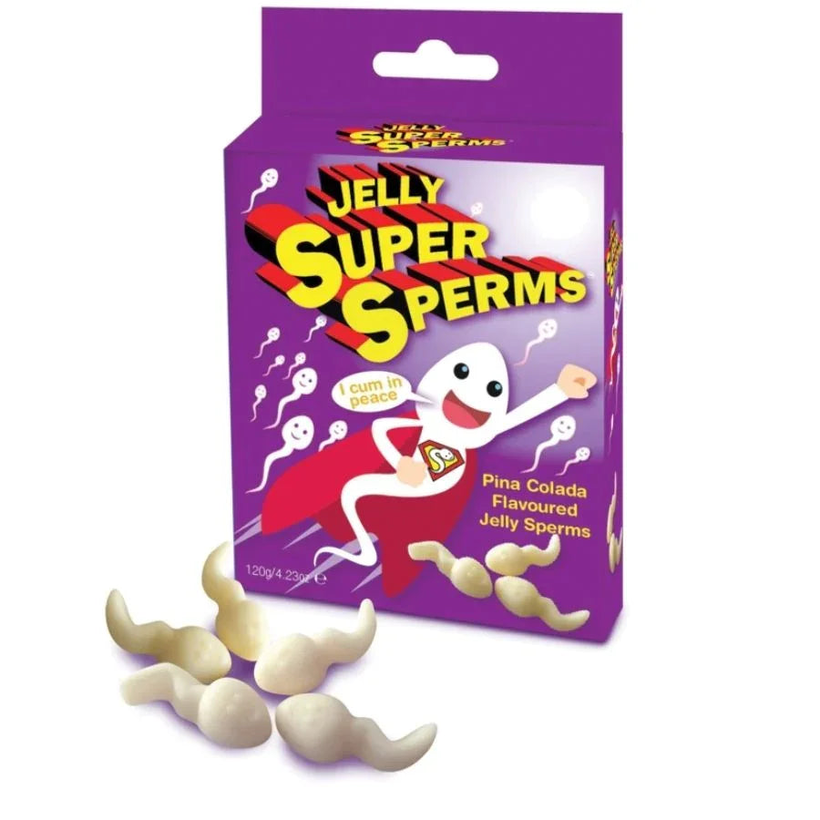 SPENCER & FLEETWOOD - JELLY SUPER SPERM GUMMI FORM SPERM 120 GR - Vanelion Paradise