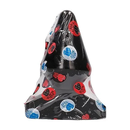 All Black Analstecker 20,5 cm – XL Buttplug, kegelförmig, PVC, intensive Stimulation für Fortgeschrittene - Vanelion Paradise
