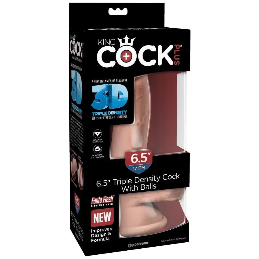KING COCK - DREIFACHER DICHTEHAHN 14 CM - Vanelion Paradise