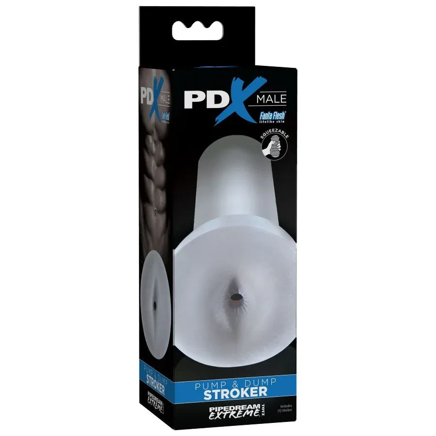 PDX MALE - PUMPE UND DUMP STROKER - KLAR - Vanelion Paradise
