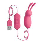 OMG - CUTE RABBIT LEISTUNGSFÄHIGER ROSA VIBRATOR USB - Vanelion Paradise