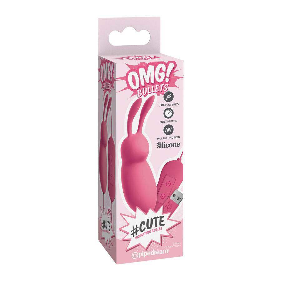 OMG - CUTE RABBIT LEISTUNGSFÄHIGER ROSA VIBRATOR USB - Vanelion Paradise