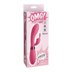 OMG - SELFIE SILICONE VIBRATOR KANINCHEN ROSA - Vanelion Paradise