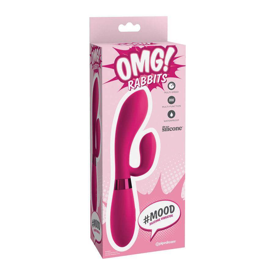 OMG - MOOD SILICONE VIBRATOR PINK - Vanelion Paradise