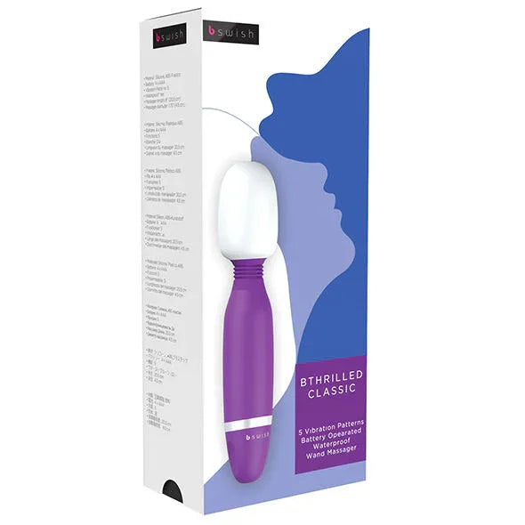 B SWISH - BTHRILLED CLASSIC LILAC MASSAGER - Vanelion Paradise