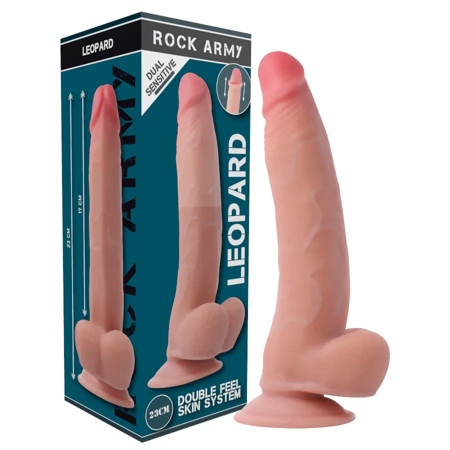 ROCKARMY - DOPPELDICHTE LEOPARD 23 CM -O- 4.77 CM - Vanelion Paradise