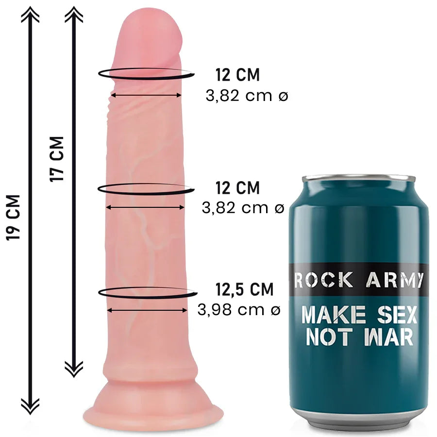 ROCKARMY - LIQUID SILICONE PREMIUM AVENGER REALISTIC 19 CM -O- 3.98 CM - Vanelion Paradise