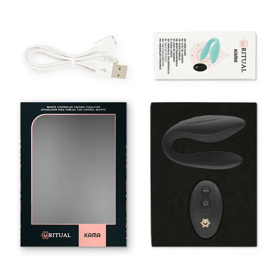 RITHUAL - KAMA FERNBEDIENUNG FÜR PAARE AZABACHE - Vanelion Paradise