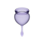 SATISFYER - FEEL GOOD MENSTRUAL CUP 15 + 20 ML - Vanelion Paradise