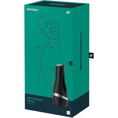 SATISFYER - MASTURBADOR MEN CLASSIC SILBER