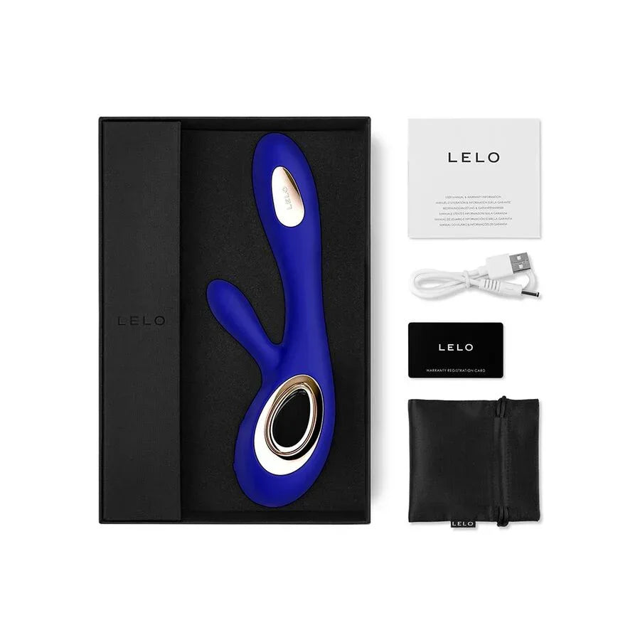 LELO - SORAYA WAVE VIBRATOR RABBIT MITTERNACHTBLAU - Vanelion Paradise