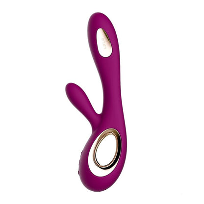 LELO - SORAYA WAVE VIBRATOR RABBIT DEEP ROSE