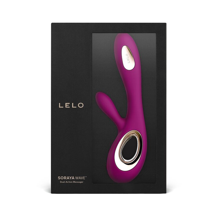 LELO - SORAYA WAVE VIBRATOR RABBIT DEEP ROSE